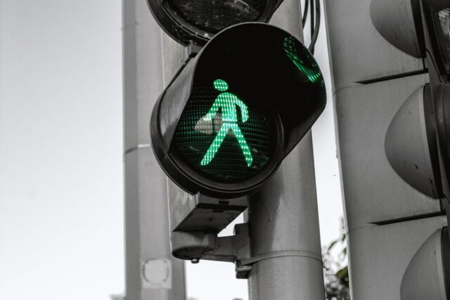 pedestrian crossing signal